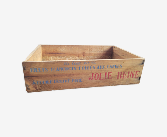 Caisse en bois d´anchois