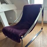 Vintage armchair & ottoman 70s