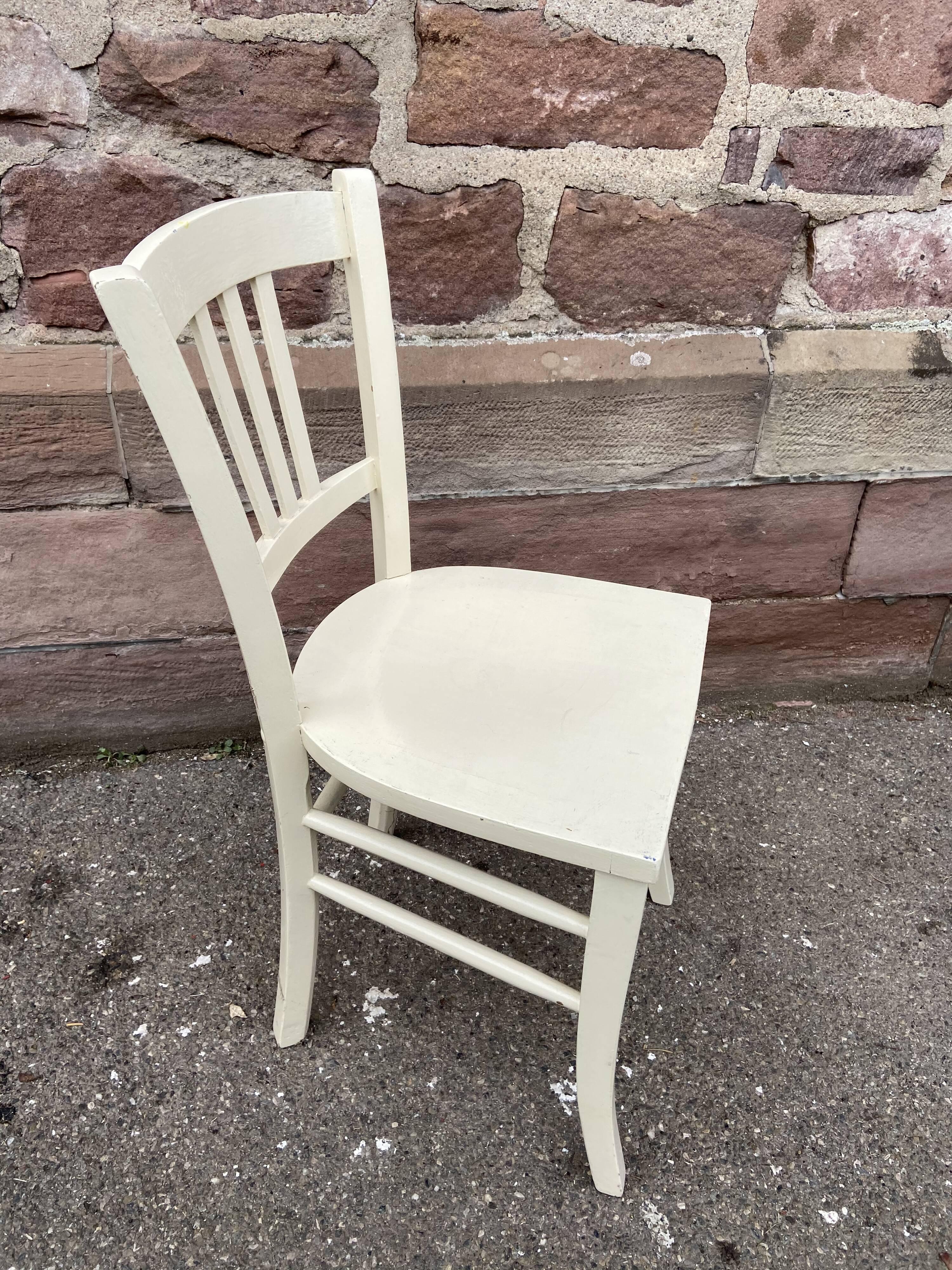 Brasserie No bentwood chair shabby chic bistro chair
