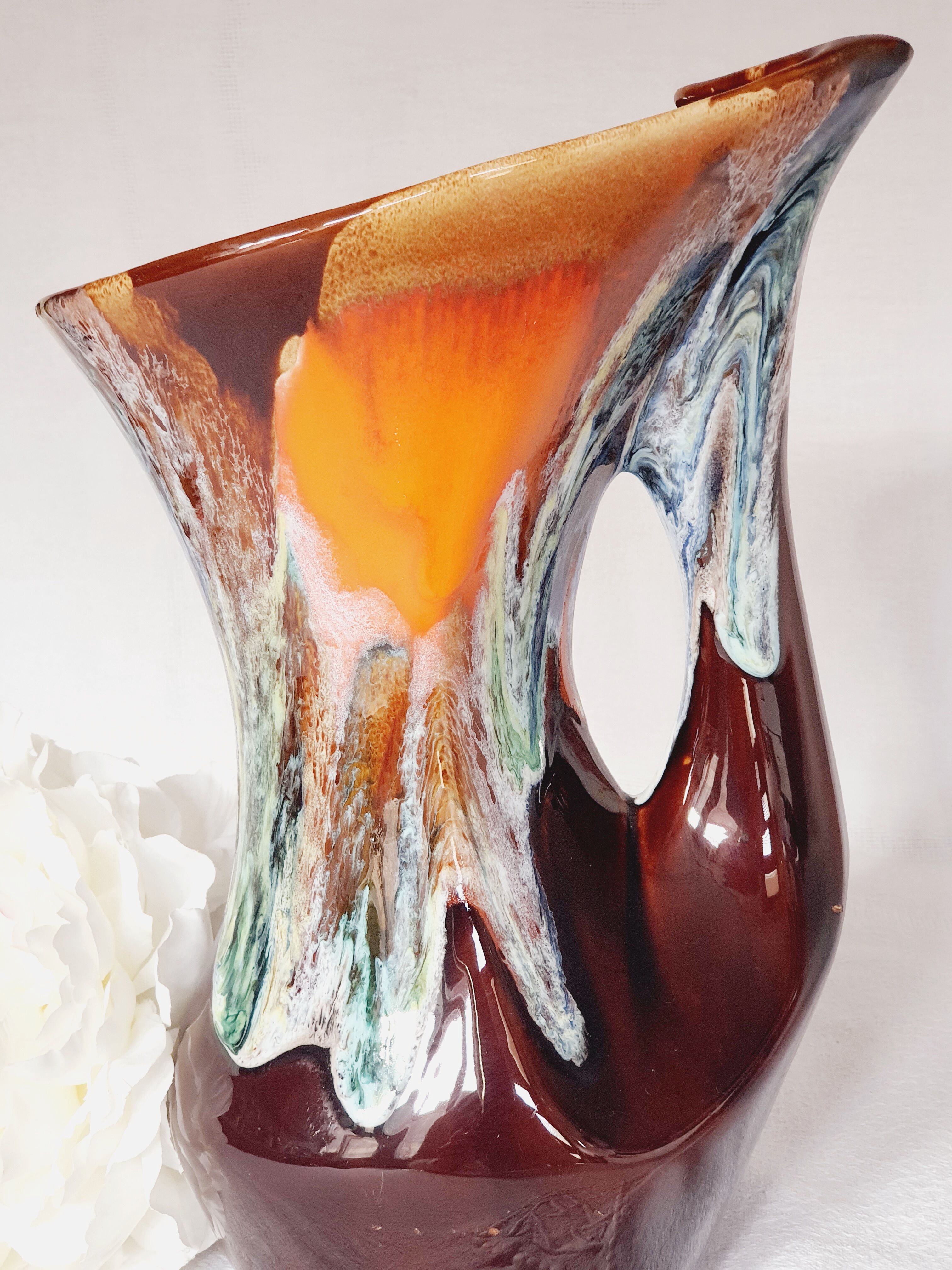 Vallauris fat lava vintage pitcher 50/60