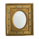 Photo frame - medallion - gilded wood
