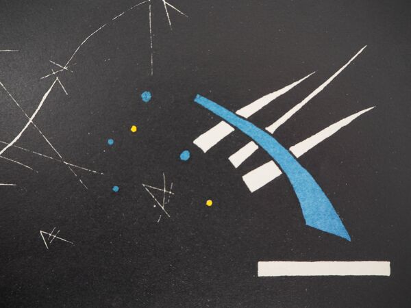 Vassily kandinsky : petits mondes - lithographie signée
