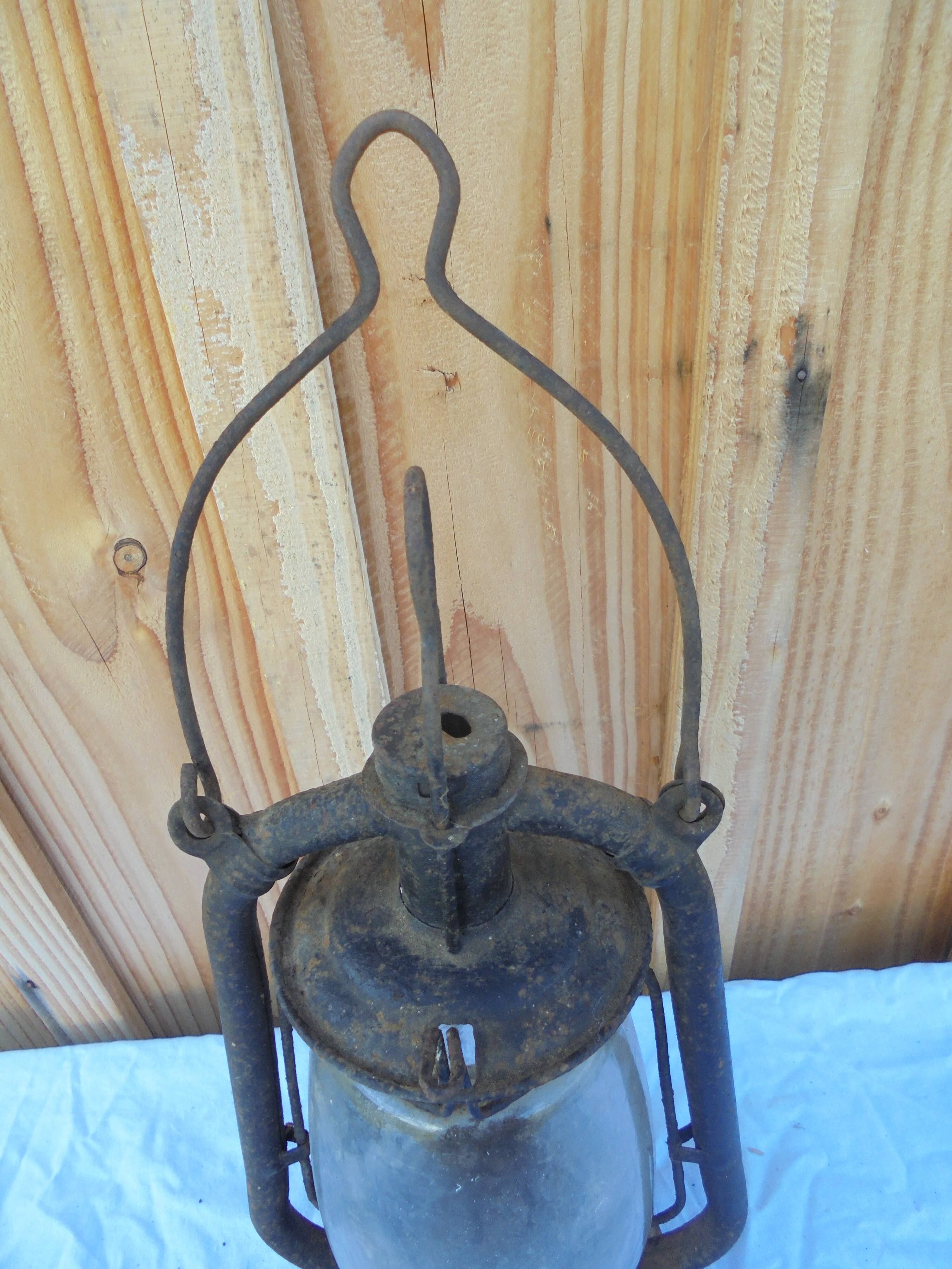 Old oil storm lamp