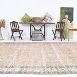 7x11 Shades Of Tan Beige Persian Rug, 220x335Cm