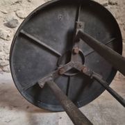 Table bistrot Art déco française REX avec plateau en bakélite, vers 1930