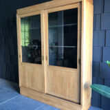 XL vintage oak bookcase