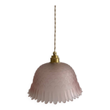 Art Deco cut glass pendant light