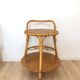 1960s/70s rattan rolling bar/serving cart