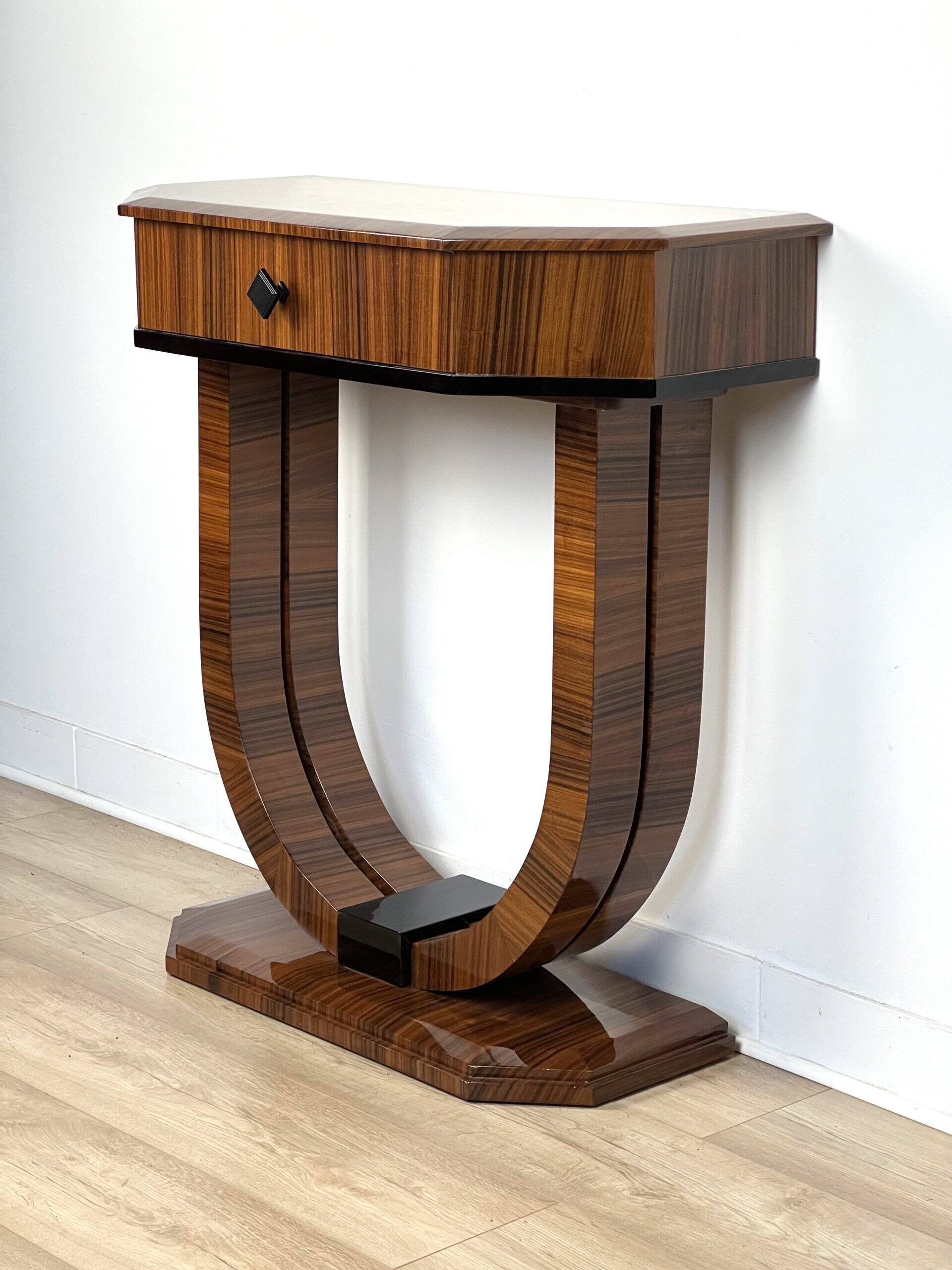 Art Deco Rosewood Console