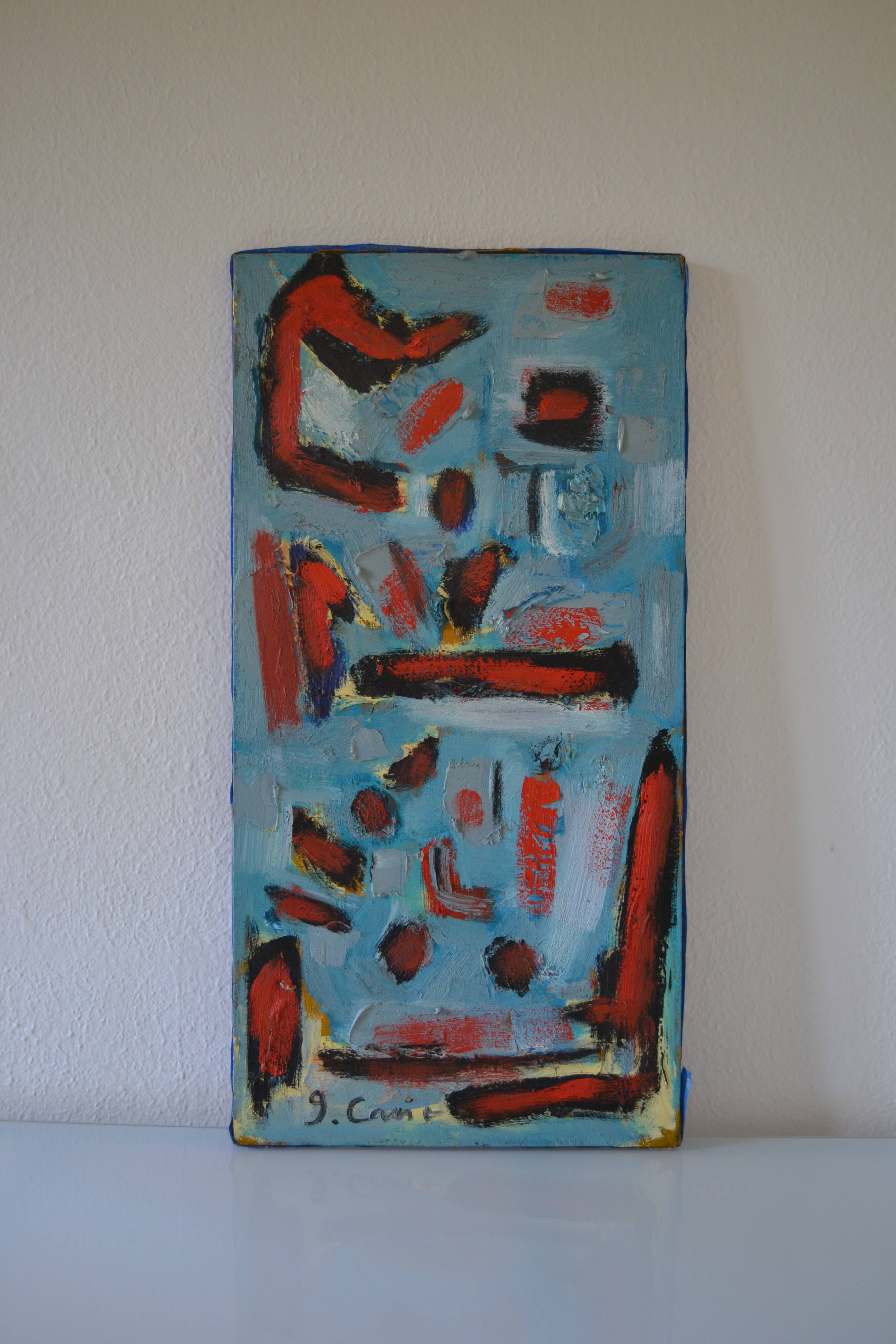 HST abstract painting mid-20th century CoBrA art brut