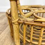 Rattan bottle holders from the 60s