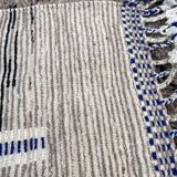 Moroccan wool hallway carpet 85x310 cm