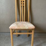 Magnificent set of 6 Italian high back dining chairs from the 20th century