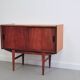 Vintage rosewood sideboard sliding doors