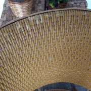 Paire de fauteuils en rotin