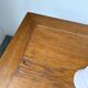 Extendable farmhouse table in oak
