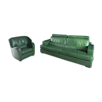 Roche Bobois Leather Sofa