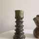 Enamelled ceramic candle holder, tamegroute