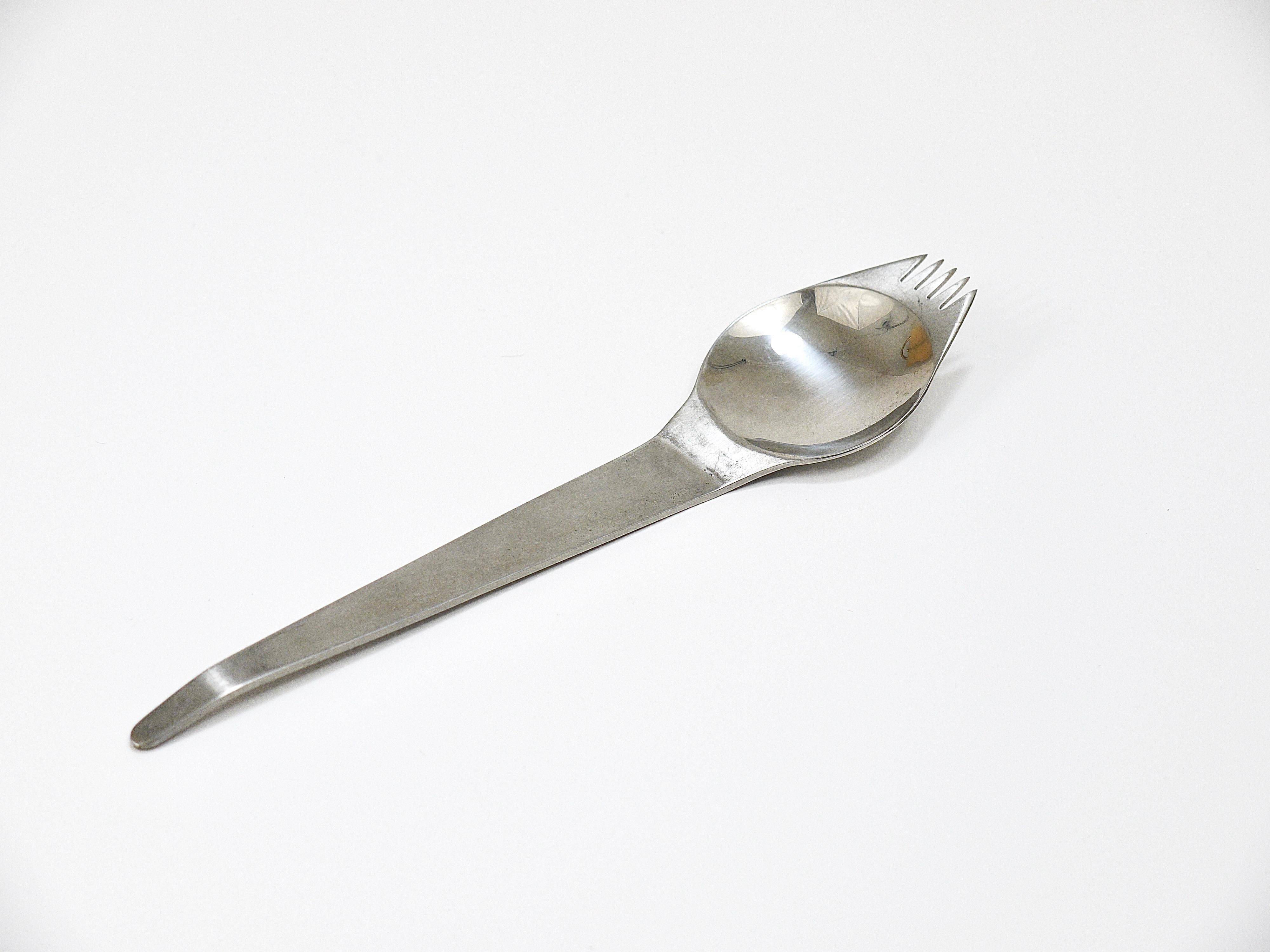 Jusqu'à 7 Sporks de fête mi-siècle (Cuillère & Fourchette) Flatware Göffel par Amboss Autriche