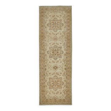 Turkish Handknotted Wool Oushak Rug 82 cm x 244 cm