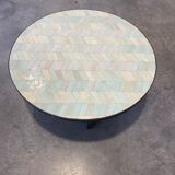 Table basse en zellige marocain 100x40 cm