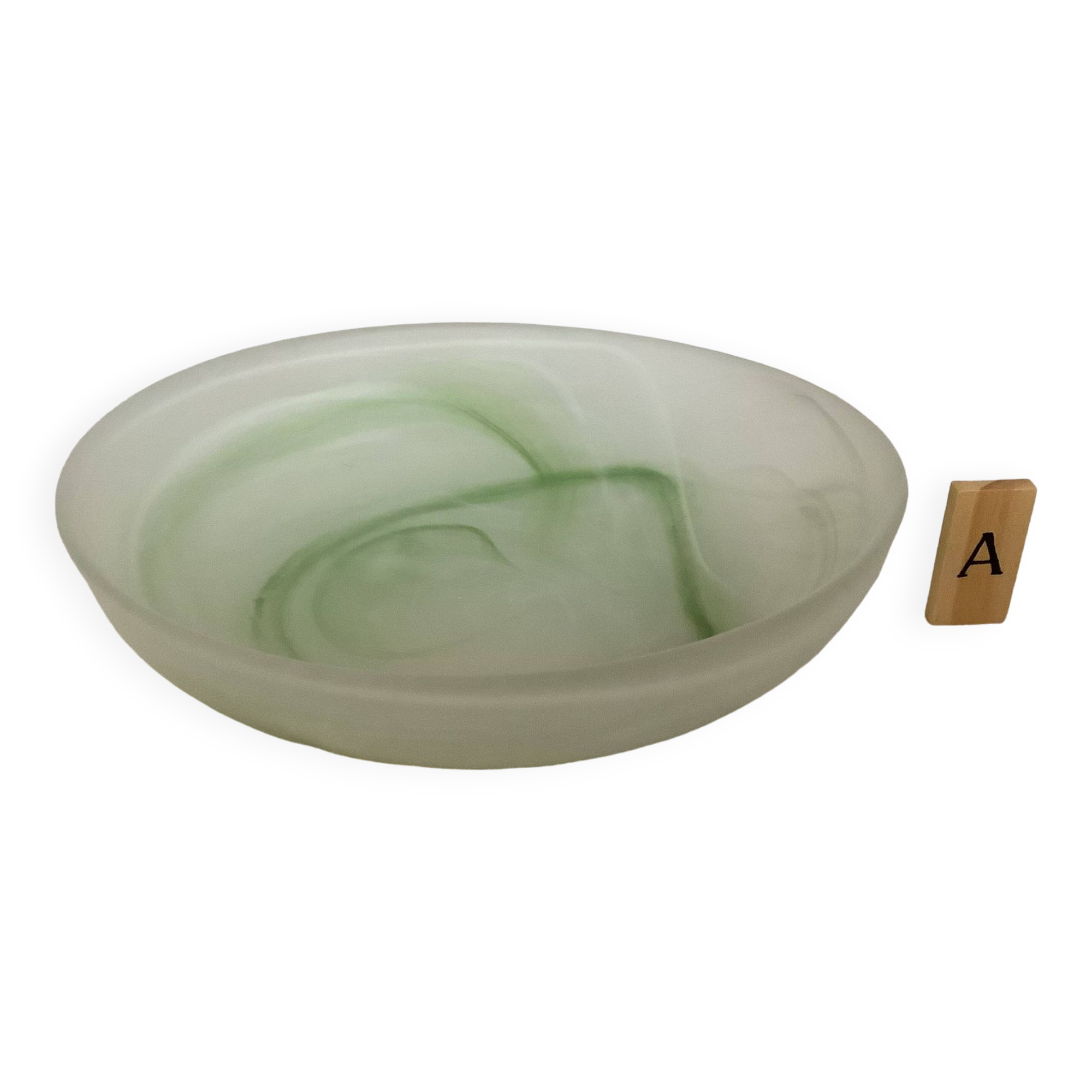 Empty baguier pocket green glass paste A
