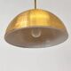 Design Scandinavian style brass pendant - 1960s / Czechoslovakia
