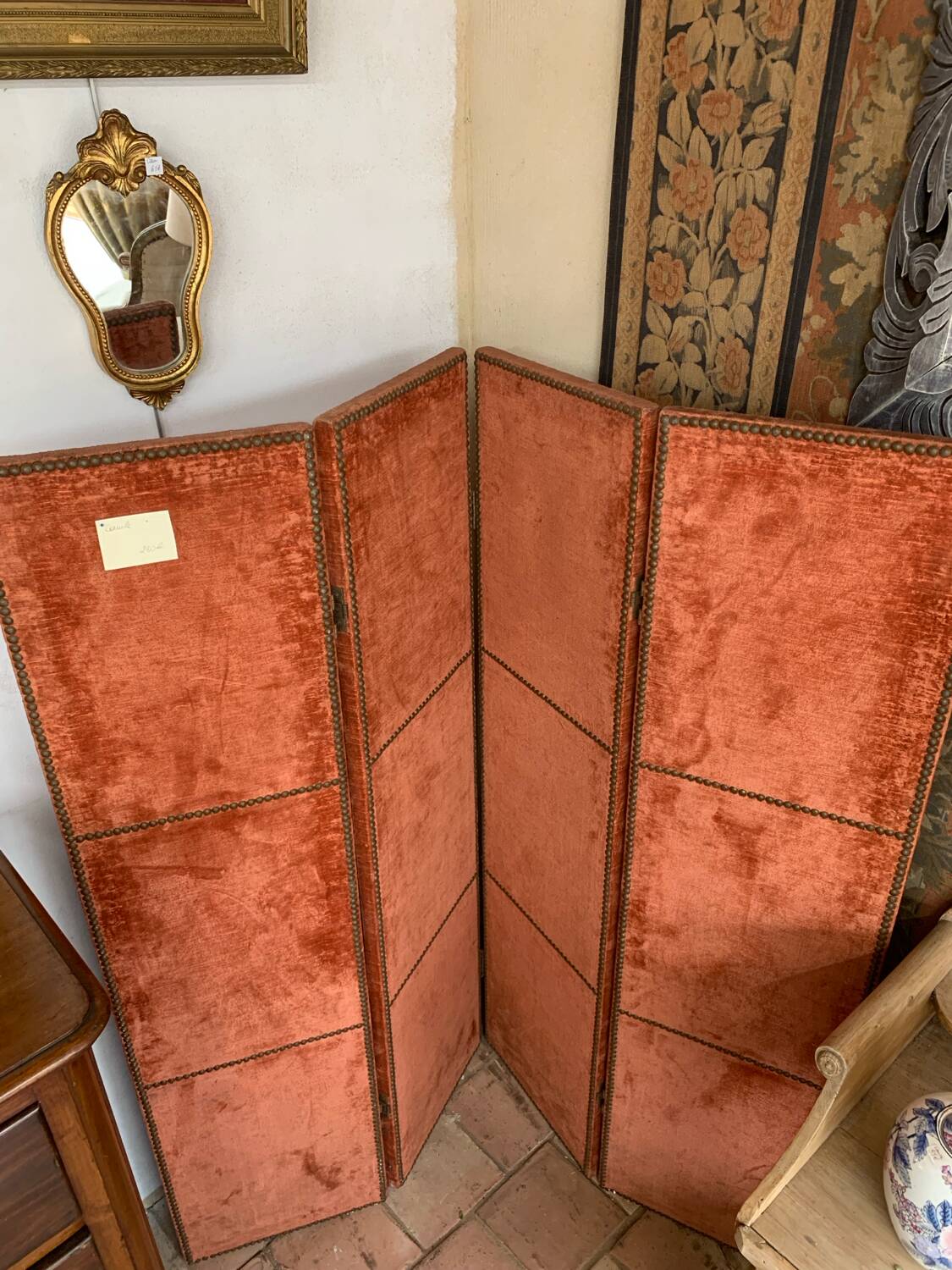 Brick velvet screen