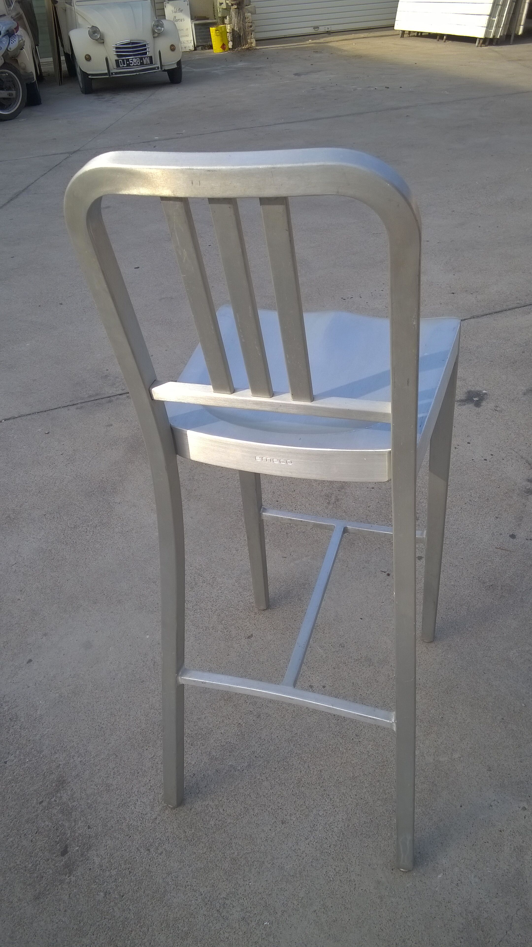 Bar stool "Navy" by Emeco