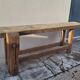 Carpenter's workbench in old solid oak - 2m50