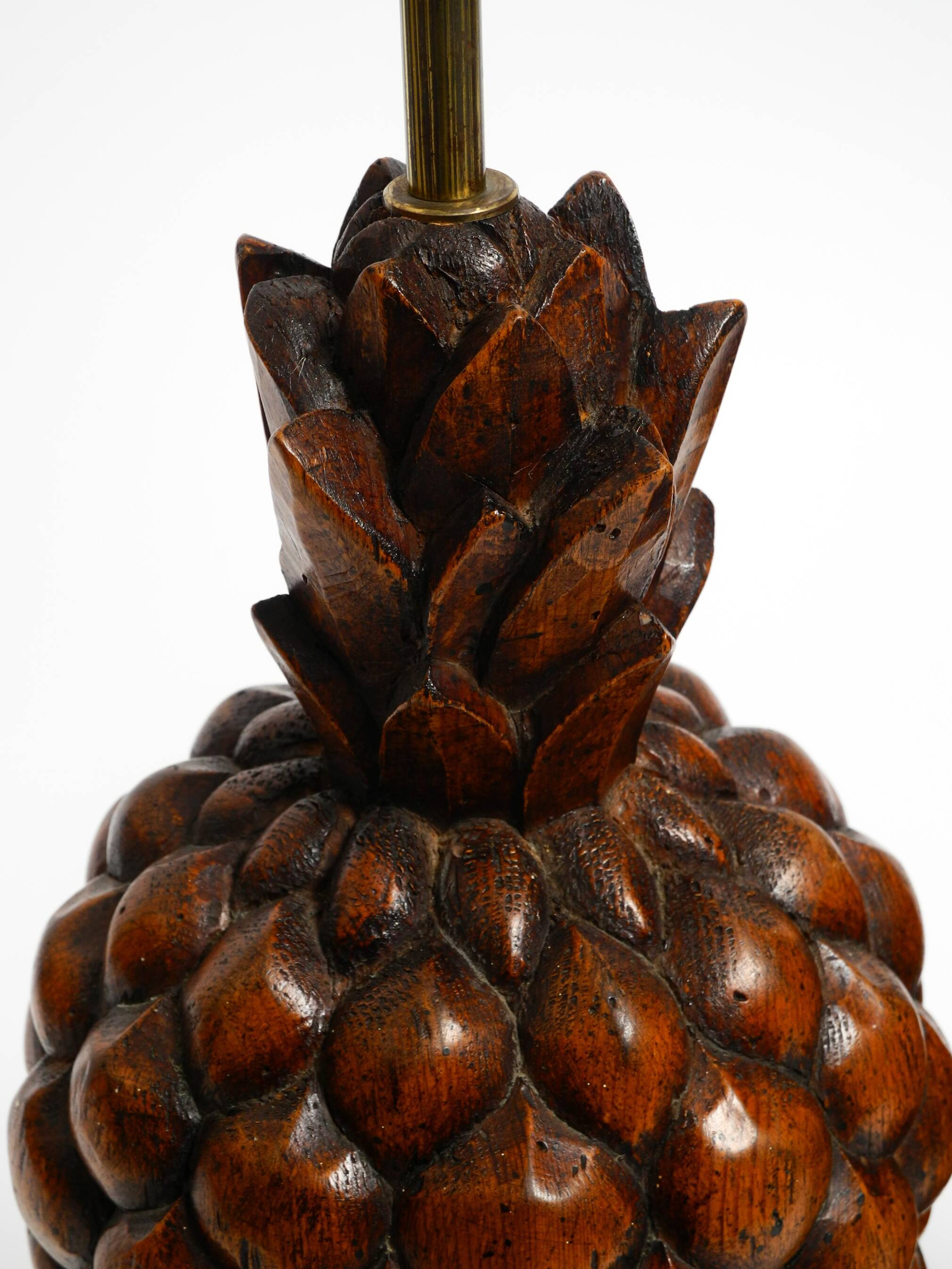 Pair of very decorative large Mid Century Modern "Pineapple" table lamps ma