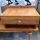 Vintage varnished wood dressing table 1950-1960