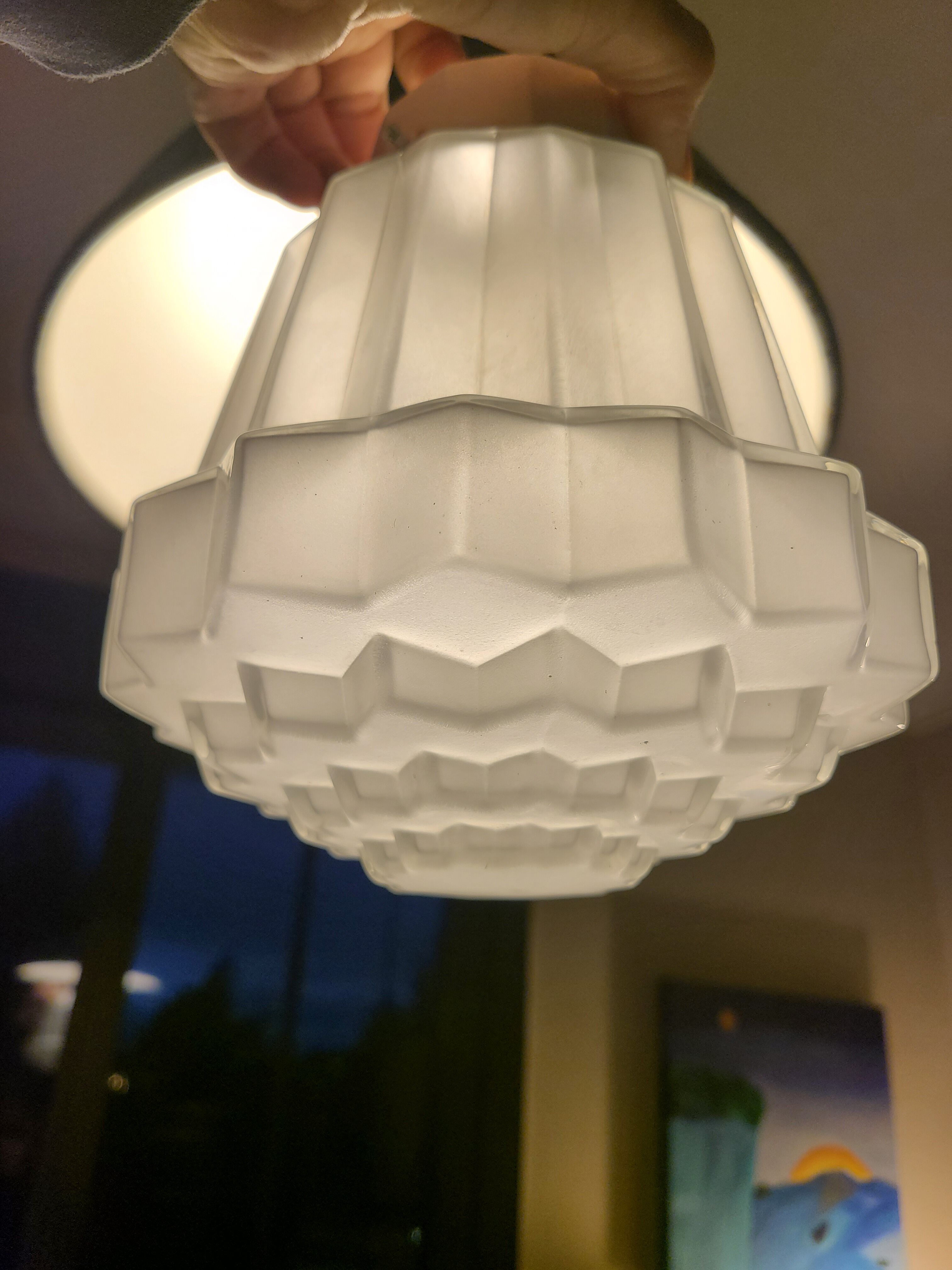 Art Deco skyscraper chandelier