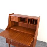 Secrétaire en teck danois du milieu du siècle par Gunnar Nielsen pour Tibergaard, années 1960.