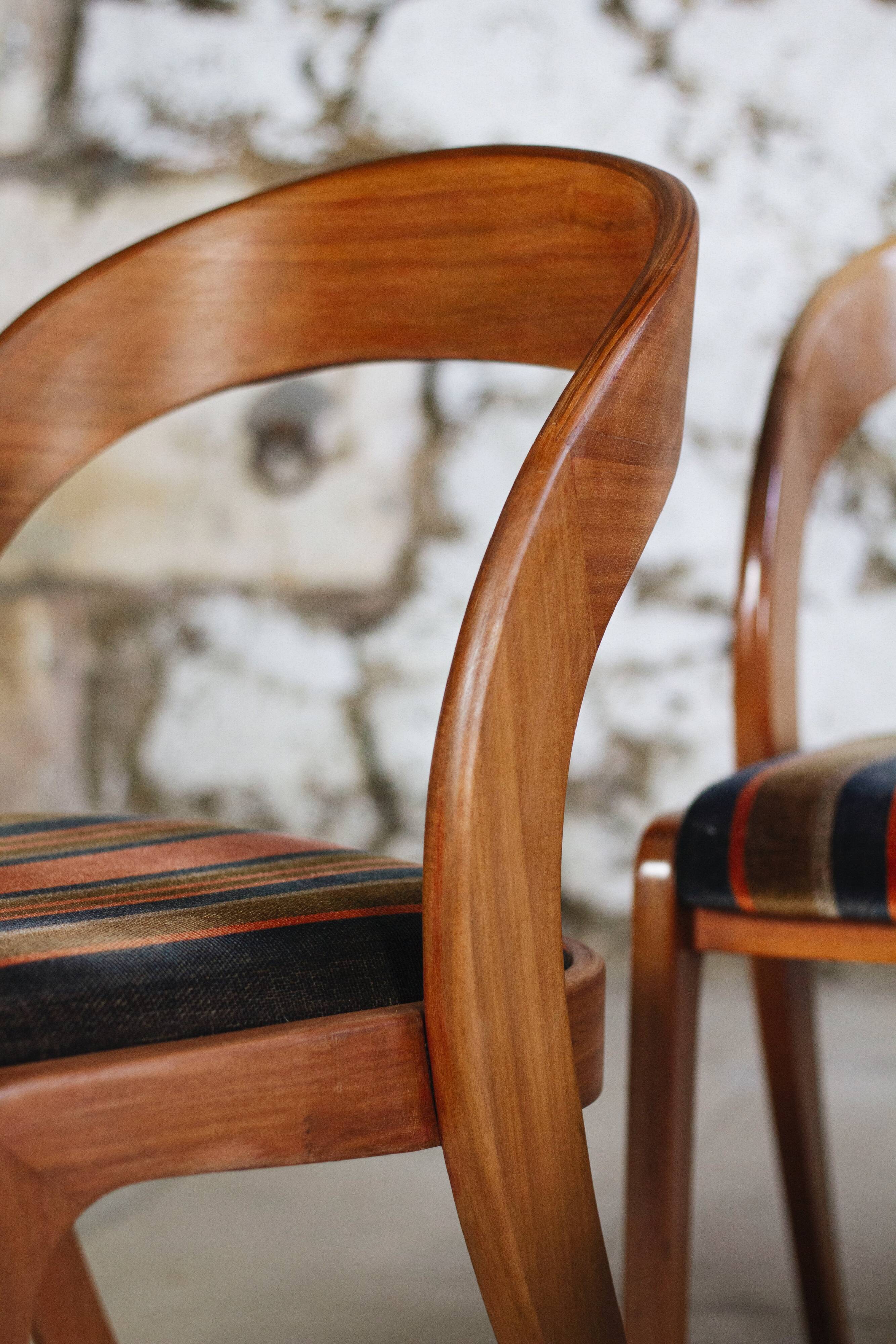 4 Gondola chairs by Baumann, 1960