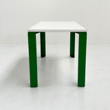 Eretteo dining table with green feet by Orni Halloween for Artemide, 1970