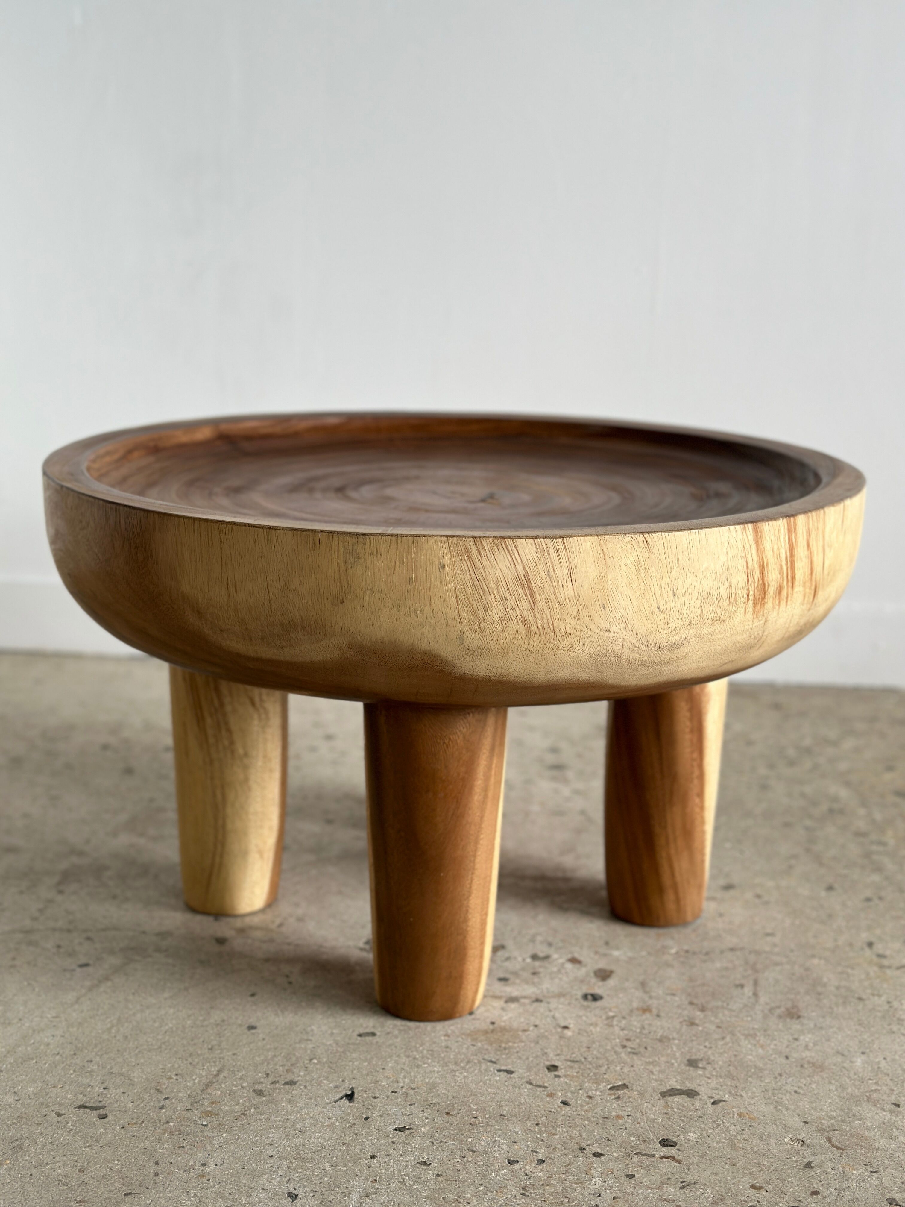 Coffee table, quadripod suar coffee table