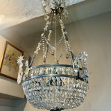Louis XVI basket chandelier