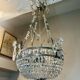Louis XVI basket chandelier