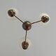 Vintage Pendant Light / Copper Rustic Hanging Lamp / Colonial Chandelier