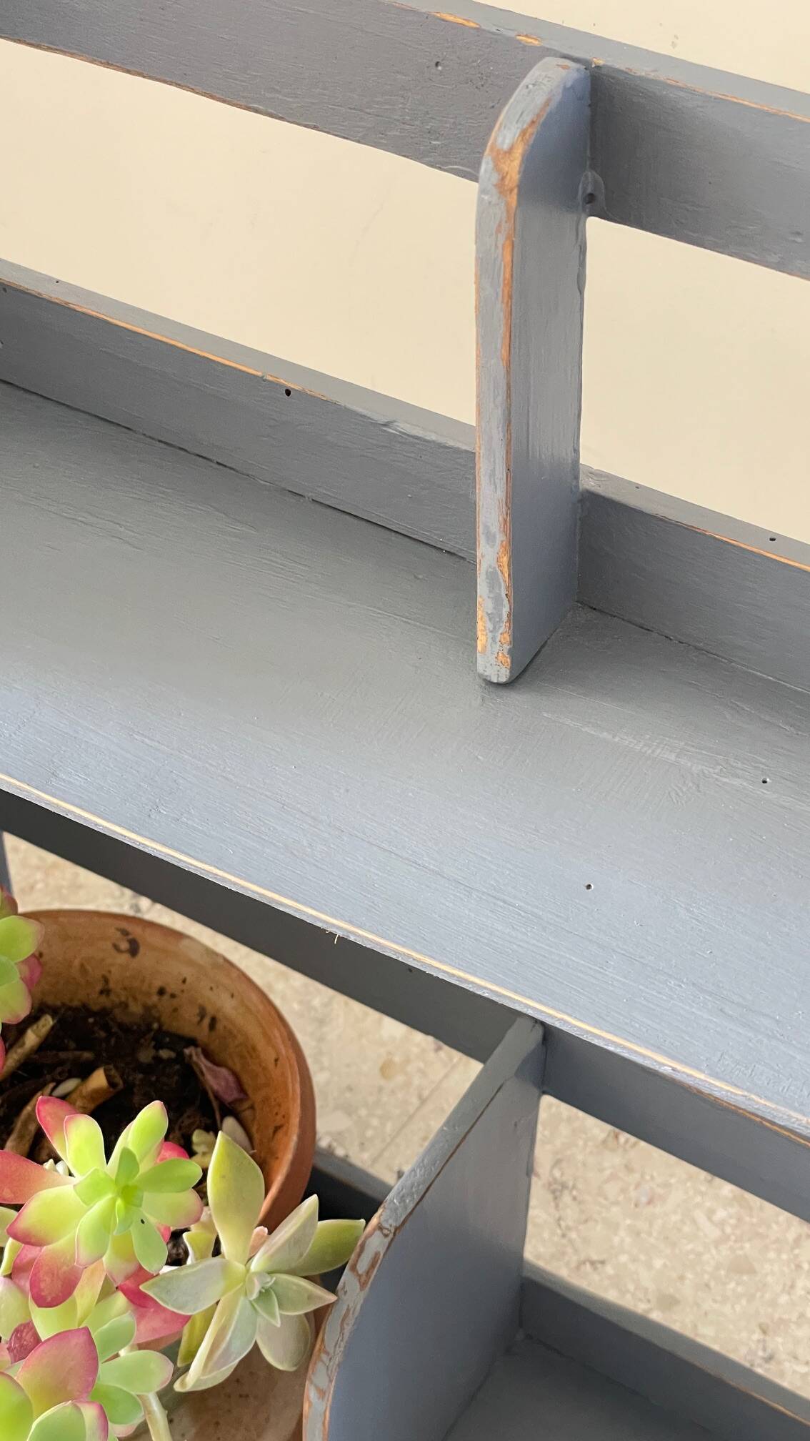 Vintage Wooden Wall Shelf