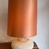 brutalist stone lamp