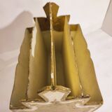 Magazine holder florentin gilded wood