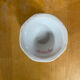Set of 4 egg cups francoise saget white porcelain chicken decor