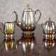Service à café/thé en argent, années 1930, ensemble de 3 pièces