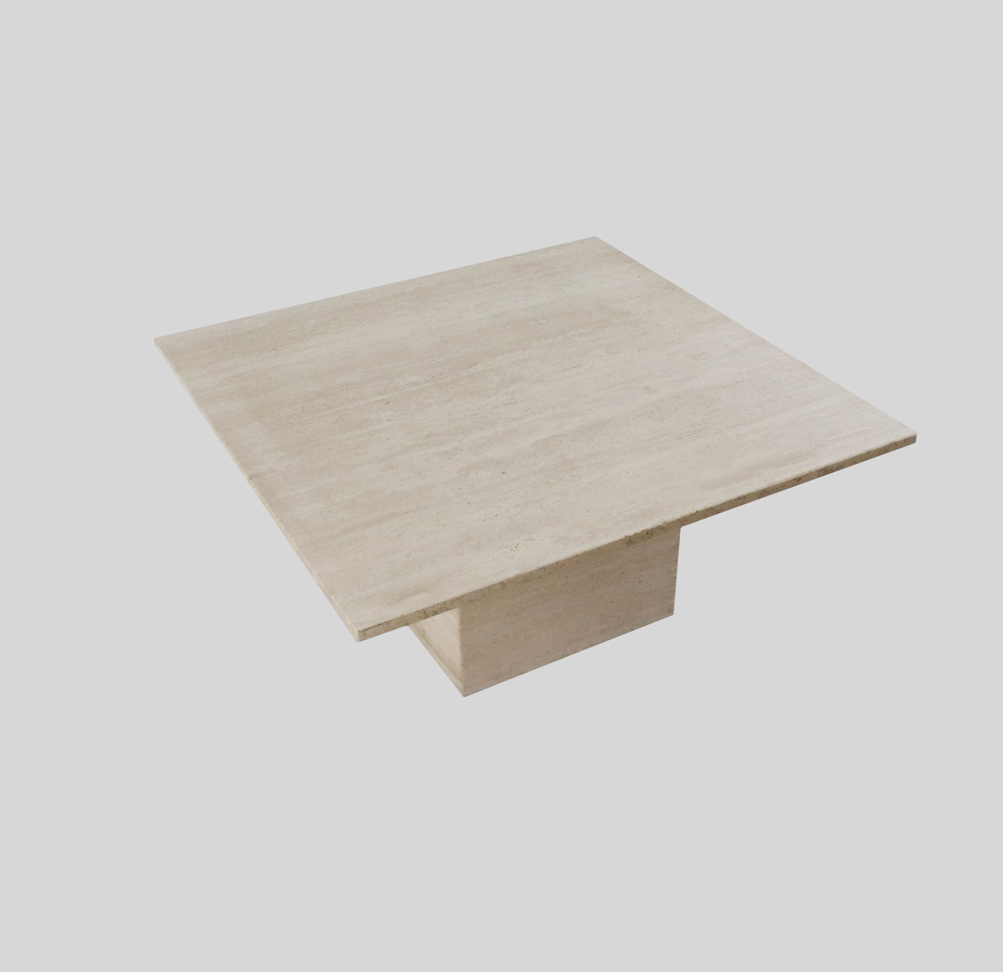 Vintage travertine coffee / side table