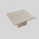 Table basse en travertin vintage