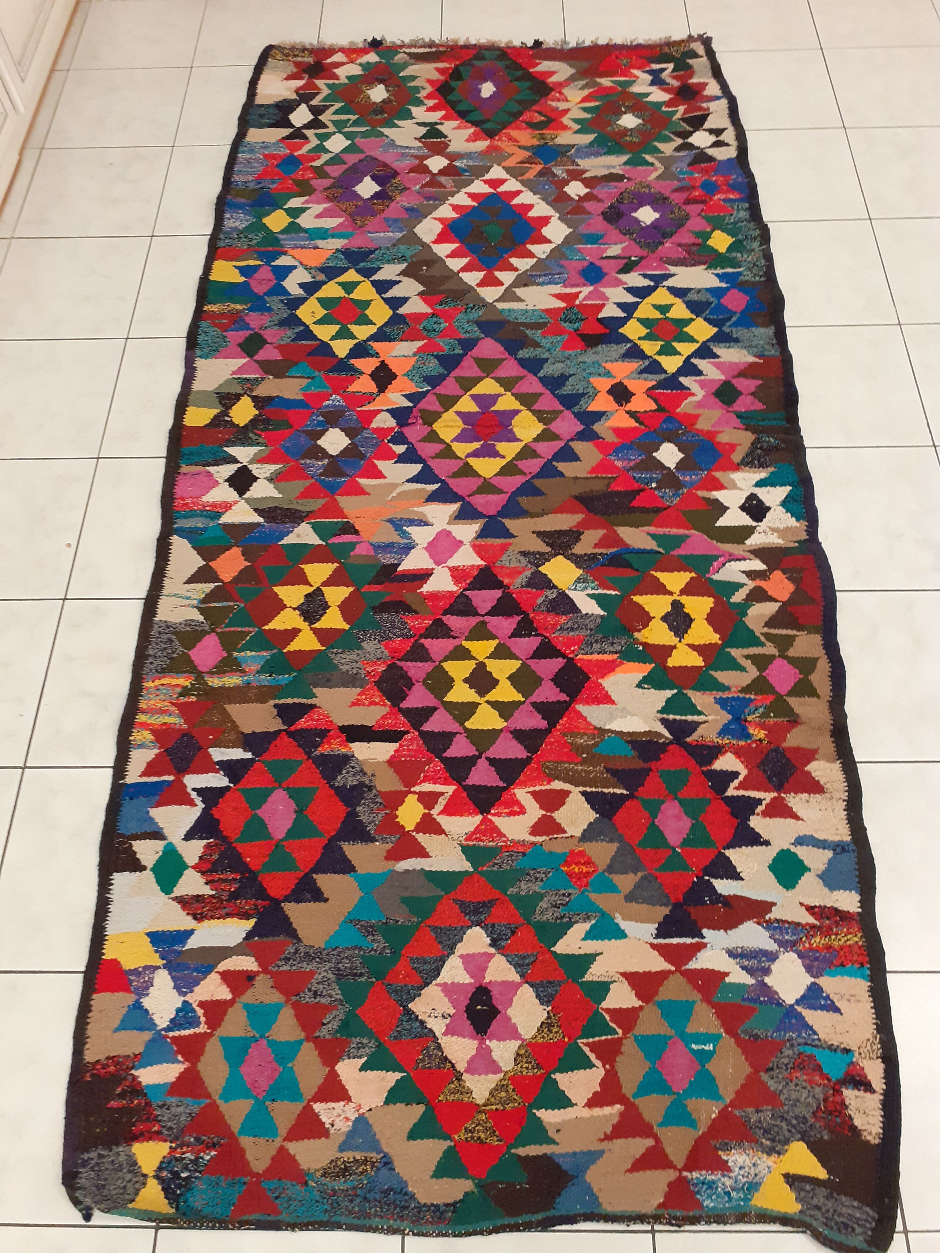 Handmade Persian Kilim 275x121