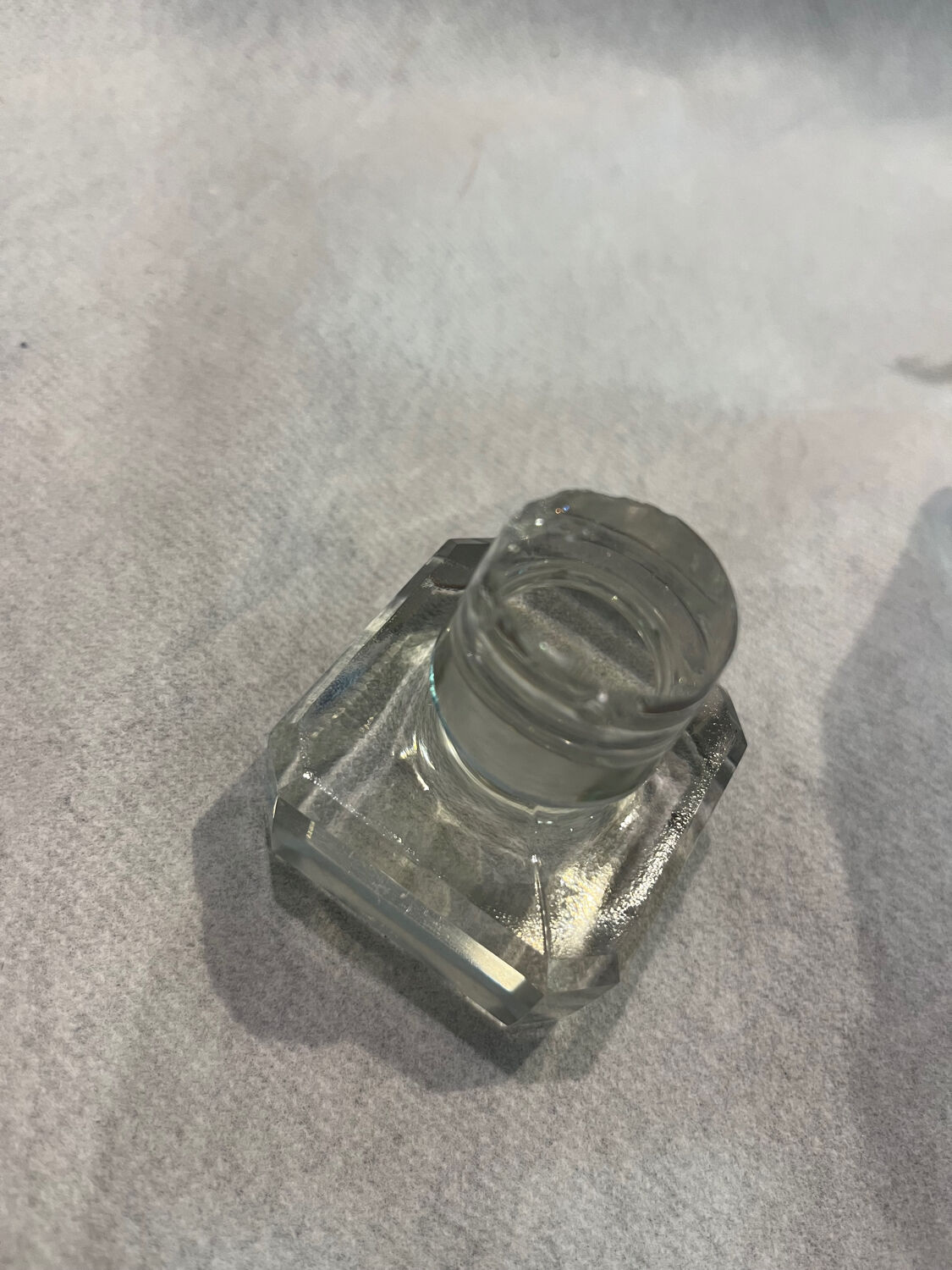 Nancy crystal carafe, 1930s