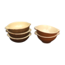Set of stoneware bowl